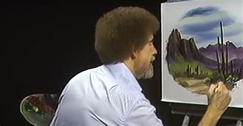 The Mystery Of Where All The Bob Ross Paintings Ended Up Has Finally Been Solved Dusty Old Thing