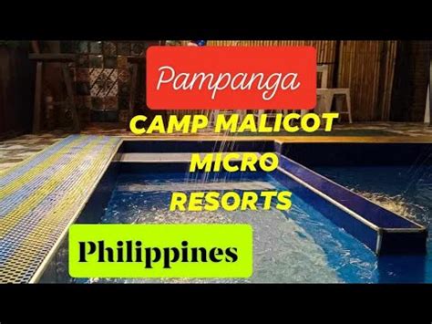 Affordable Private Pool In Pampanga Camp Malicot Micro Resorts