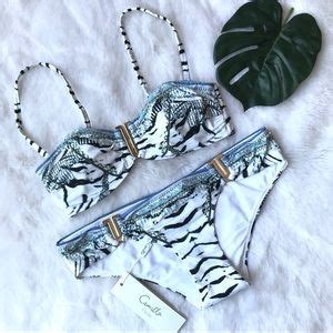 Camilla Swim New Camilla Wild Belle Bandeau Bikini Poshmark