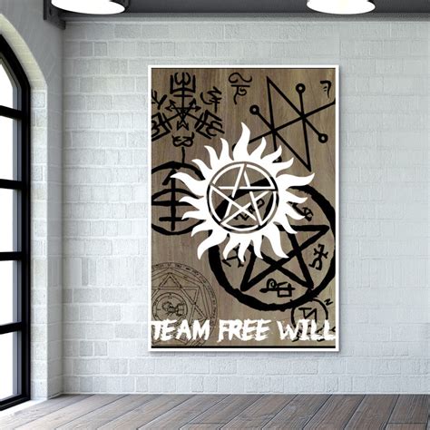 Supernatural Sigils Wall Art| Buy High-Quality Posters and Framed ...