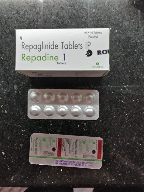 Repaglinide Tablet IP 1 Mg At 50 Strip In Mumbai ID 26289636030