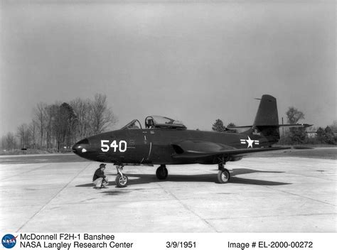 McDonnell F2H 1 Banshee NASA History Collection NARA DVIDS Public