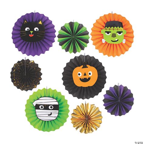 Ghoul Gang Hanging Fans Halloween Decorations | Oriental Trading