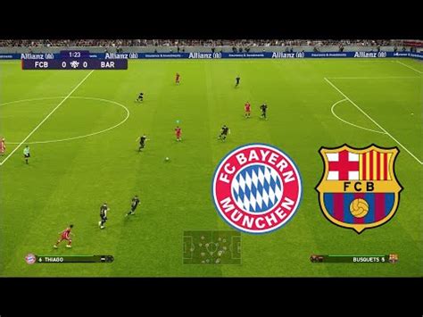 PES 2021 Bayern München vs Barcelona YouTube