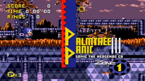 Palmtree Panic S Terrible Future Sonic Cd Bad Future Run Youtube