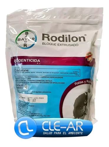 Veneno Ratas Raticida Rodilon Bayer Bloque Extrusado X 1 Kg Envío gratis