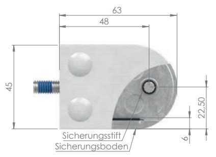 Glasklemme Mit Abz Modell Widmann Shop De