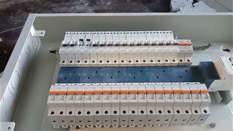 Assembly Of Rcbo And Mcb Inside Three Phase Distribution Board Schneider Youtube