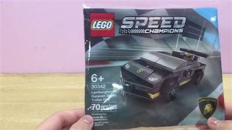 Lego Speed Champions 30342 Lamborghini Polybag Review YouTube