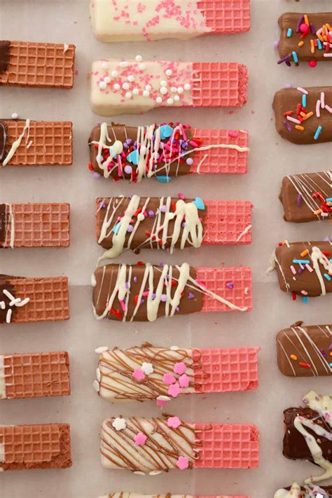 Chocolate Dipped Wafer Cookies The Carefree Kitchen