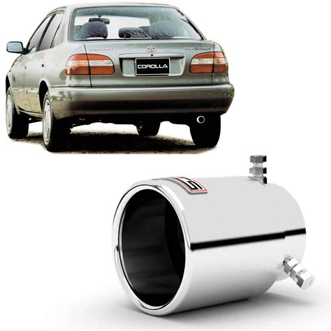 PONTEIRA PARA ESCAPAMENTO TOYOTA COROLLA 1998 A 2002 EM AÇO INOX