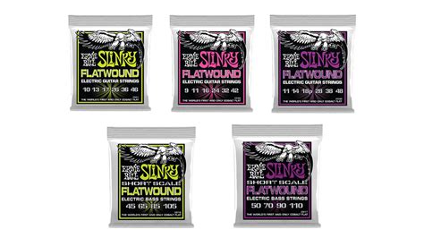 Ernie Ball Announces Slinky Flatwound Electric Guitar Bass Strings