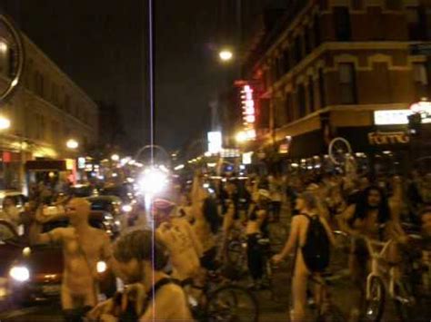 Naked Riding Naked Parties Naked Bike Ride Chicago 2010 Full