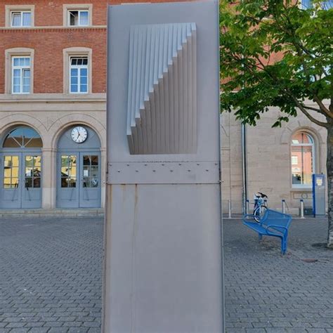 KulturRegion Stuttgart Winnenden Stahlplastik Am Bahnhofsvorplatz