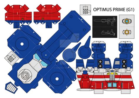 Optimus Prime G1 Cubeecraft By Pierogutvas13 On Deviantart