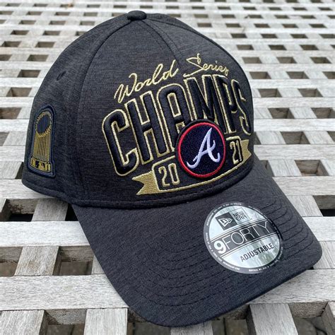 New Era Atlanta Braves 2021 World Series New Era Locker Room Hat | Grailed