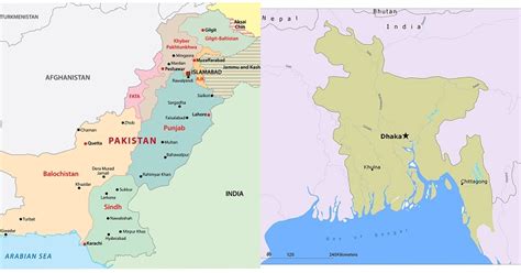 List Of All Neighboring Countries Of India & Their Capital Shown On Map