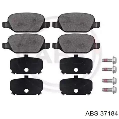 37184 ABS колодки тормозные задние дисковые