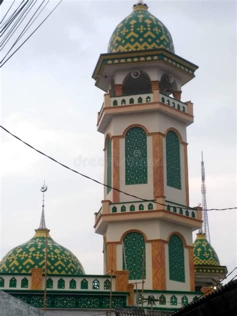 Old Mosque of Jami Assurur Kebon Jeruk at West Jakarta Stock Image ...