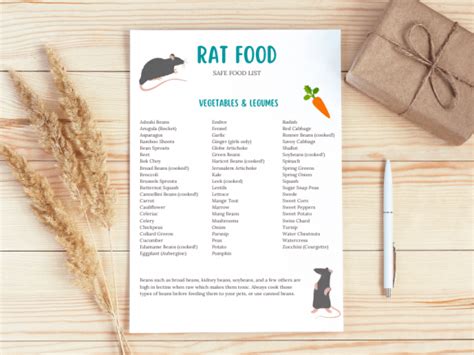 Safe Rat Food List: Veggies, Fruits, Nuts, Seeds, Herbs, Protein & More