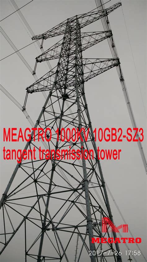 Meagtro 1000kv 10GB2 Sz3 Tangent Transmission Tower China 1000kv