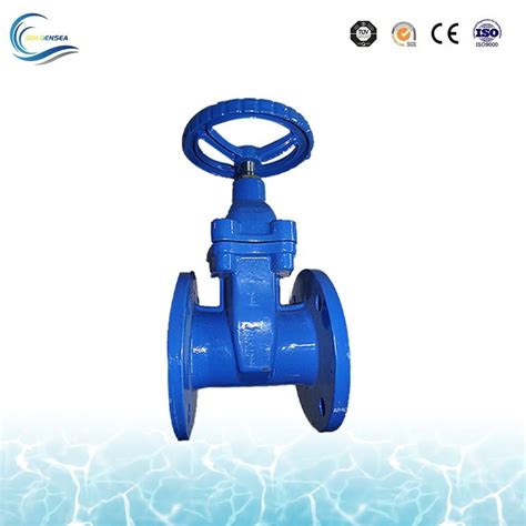 Excellent Corrosion Protection Ductile Iron Double Flanged Resilient Seat Gate Valves China