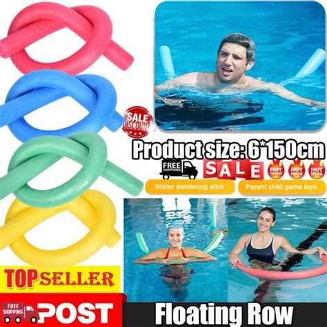 Swimming Pool Noodle Foam Hollow Flexible Water Float Aids Woggle