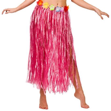 80cm Long Women Hawaiian Hula Grass Party Dress Luau Skirt Beach Dance