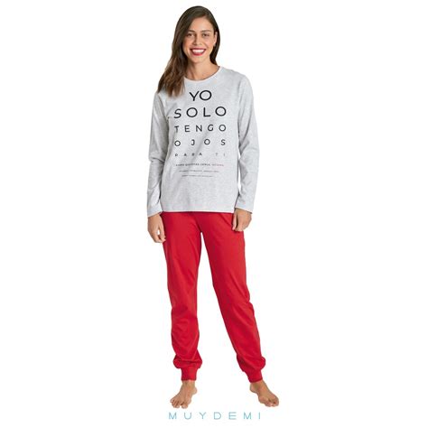 PIJAMA MUJER INVIERNO M 250057 MUYDEMI Amor Ciego Ana Hidalgo