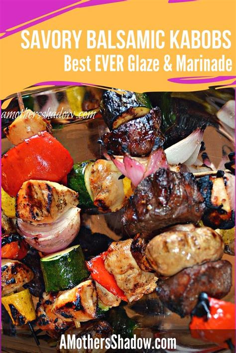 Balsamic Glazed Marinated Kabobs