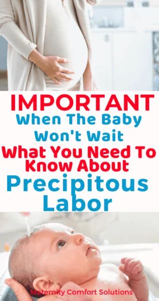 Precipitous Labor Symptoms Causes And Complications