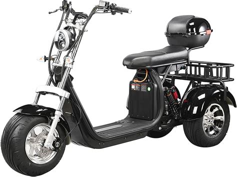 Ehoodax Fat Tire Electric Scooter ，2000w Motor 60v 20a Lithium Battery Up To 25 Mph Electric