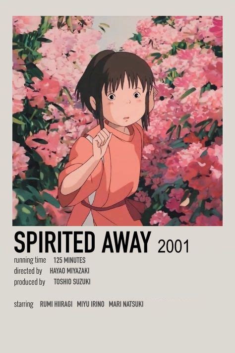 Spirited Away Poster Pósters Cosas lindas