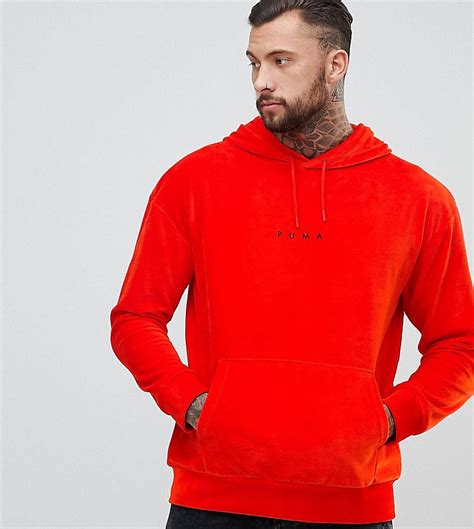 Puma Hoodie Red Puma Cloth Pop Fashion Mens Fashion Fashion