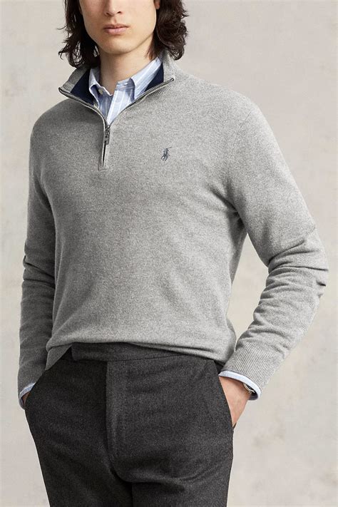 Polo Ralph Lauren Мужская кофта pony-embroidered - Grey