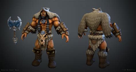 Durotan, Warchief of the Frostwolf Clan — polycount