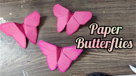 Easy Origami Paper Butterfly How To Make A Easy Paper Butterfly