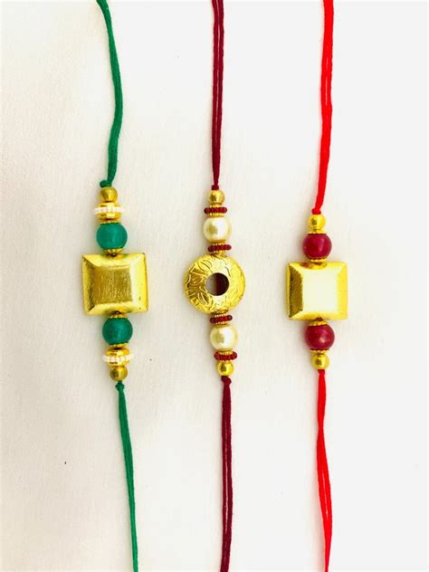 Designer Handmade Rakhi At Rs Piece Designer Handmade Rakhi In