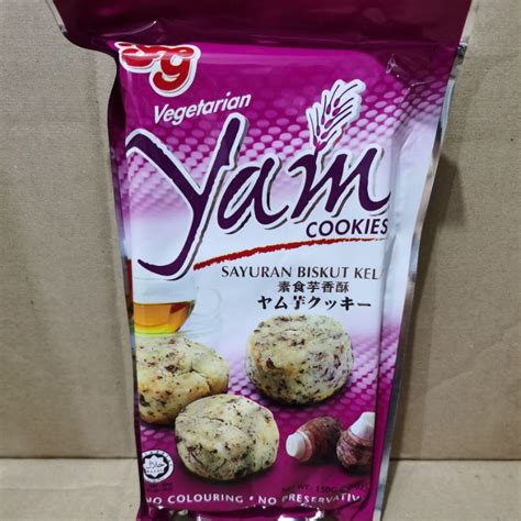 Jual Sg Yam Vegetarian Yam Cookies Sayuran Biskut Keladi Shopee Indonesia