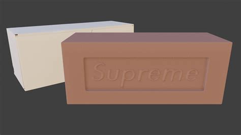 3D supreme brick - TurboSquid 1592917