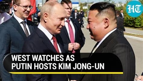 'Very Glad To See You': Putin Welcomes Kim Jong Un With Handshake ...