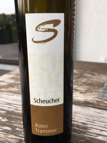 Weingut Scheucher Roter Traminer Vivino US