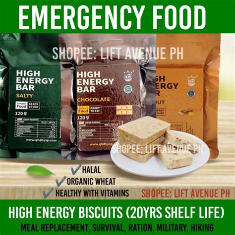 High Energy Biscuits EMERGENCY FOOD RATION SURVIVAL FIRST AID MRE