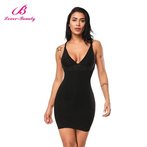 Lover Beauty Women Slip Dress Black Backless Under Dress Garment ...