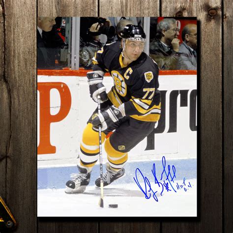 Ray Bourque Boston Bruins Hof Autographed X Nhl Auctions