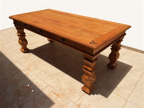 Mesa De Madeira R Stica M P Torneado M Vel De Demoli O R