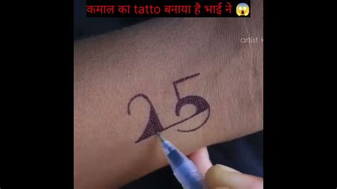 कमाल का Tatto बनाया है भाई ने 😱 Anandfacts Funny Facts Shorts Youtubeshorts Funnyvideo