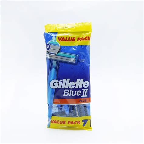 Buy gillette blue ii plus 7 razors Online | Online4Pharmacy