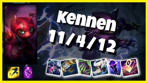 Kennen Vs Malphite Korean Challenger Top Gameplay Replay