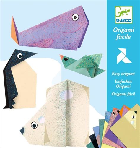 Zestaw Origami Dla Dzieci Zwierz Ta Polarne Djeco Dj